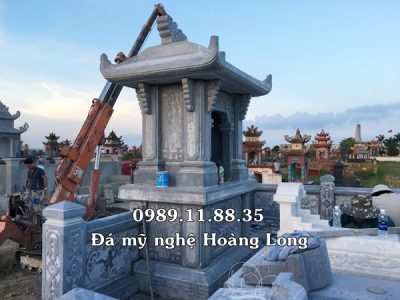 Mẫu lăng mộ đá lắp đặt tại Bắc Ninh
