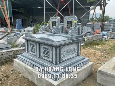 Mẫu Mộ đá đôi đẹp – Báo giá Mộ đá Ninh Bình