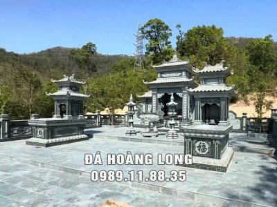 Mẫu Mộ đá 2 mái đẹp tại Ninh Bình – Báo giá Mộ đá 2 mái 2026